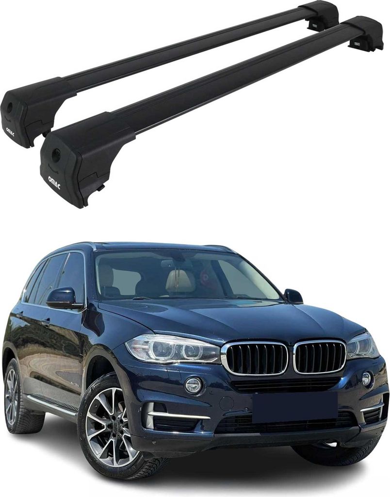Barres de toit transversales pour BMW X5 F15 F85 2013-2018 Image du produit 