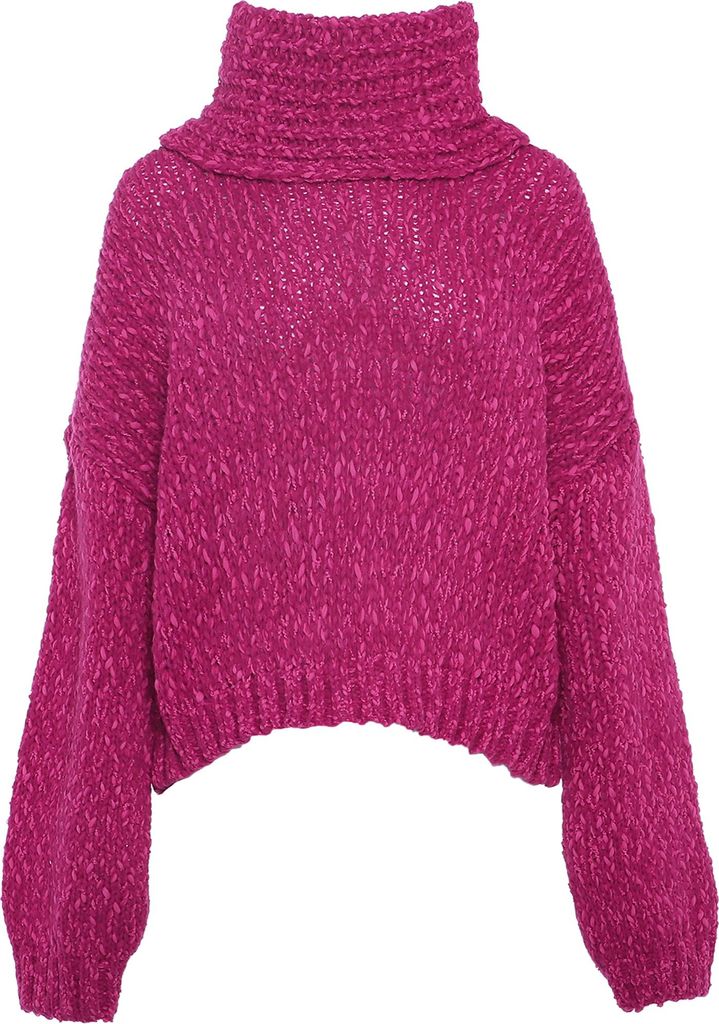 ebeeza damen pullover - fuchsia, XL/XXL