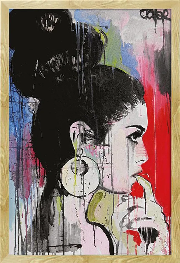 Cornice Shinsuke Maxi Faggio + Poster Loui Jover Pianeti 61x91,5