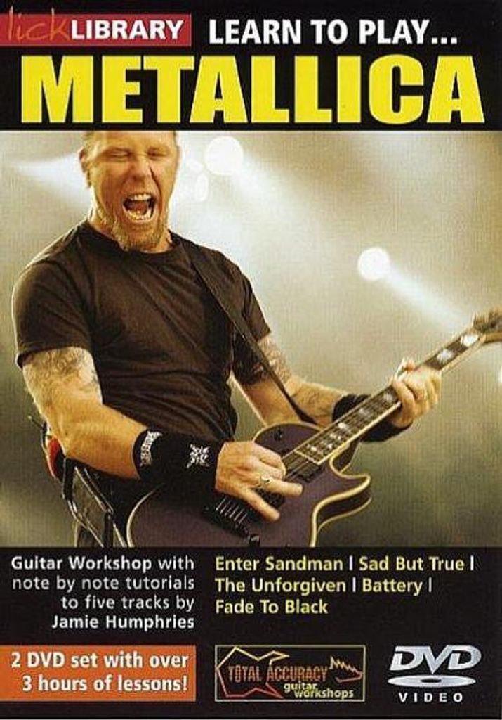 Lerne Metallica zu spielen DVD-Video