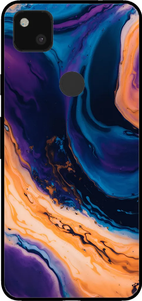 Custodia Protettiva TPU Pixel 4A Marmo Blu | Smartphonica Shop Online