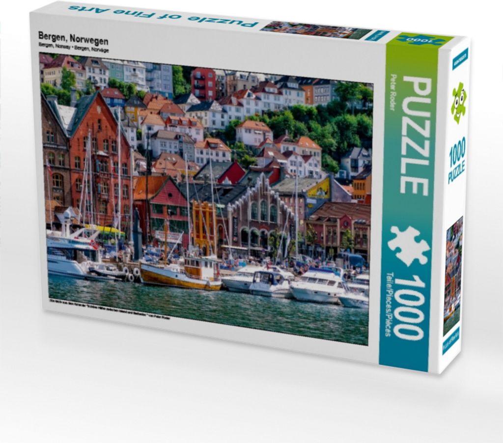 Calvendo Bergen, Norwegen 1000 Teile Puzzle quer 640x480mm, Roder Peter; 7405388