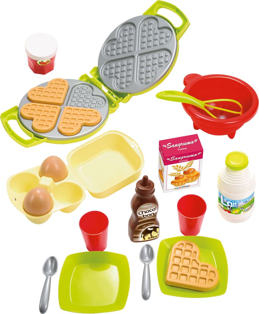 Ecoiffier 100% Chef Waffle Iron, 22dlg. Obrázok produktu 5