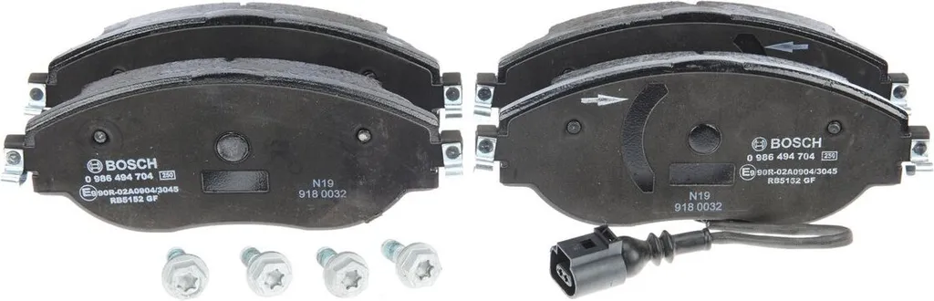 Plaquettes de frein haute performance Bosch OE 3C0 698 151 E CC