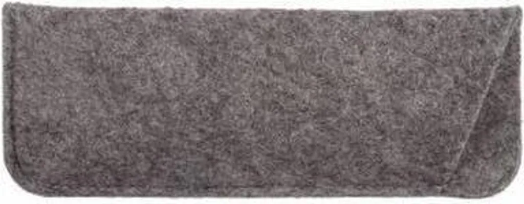 Astuccio Porta Occhiali BOBBY XL Feltro Grigio - Qualità I Need You