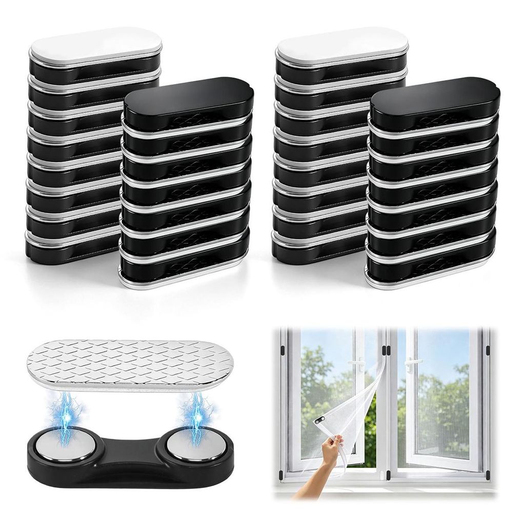 Fliegengitter-Clips,30er Set,magnetische Produktbild 