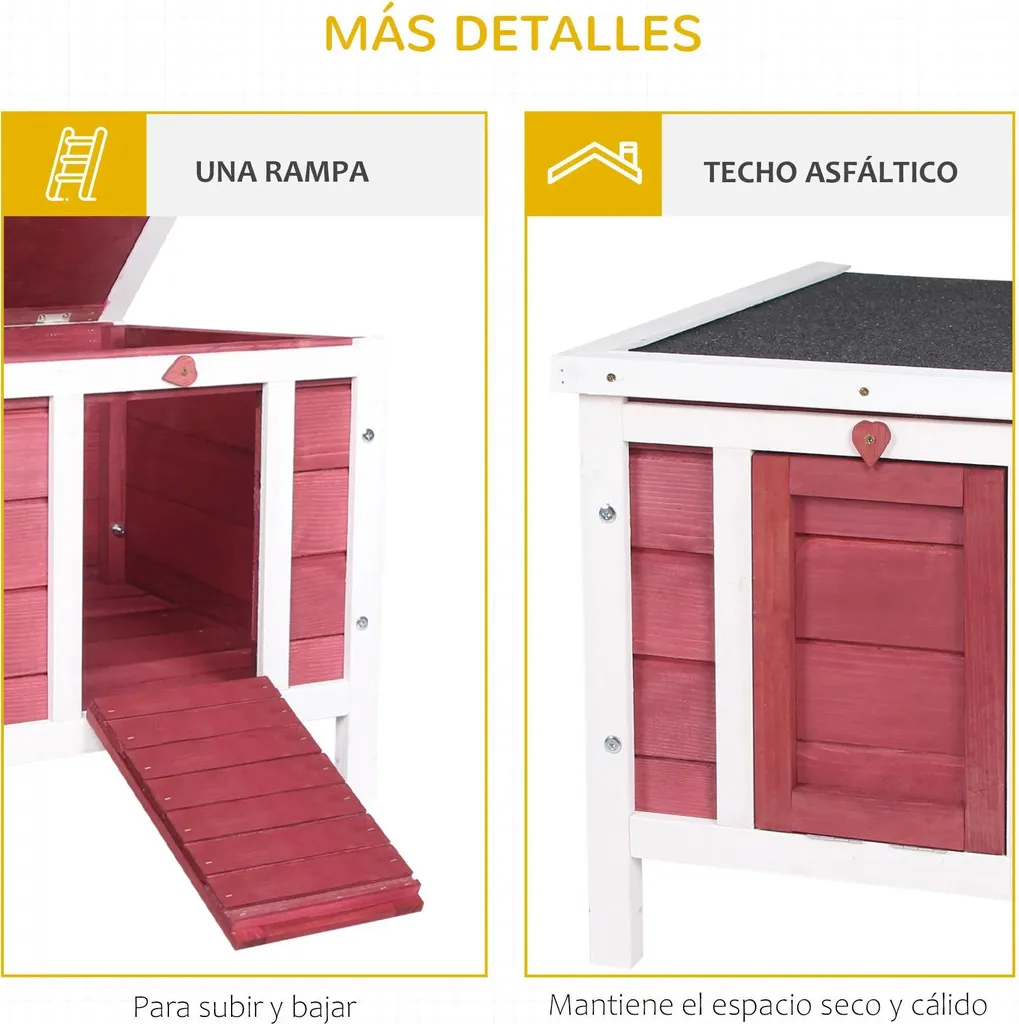 Clapier d'extérieur pour rongeur idéal pour terrasse et jardin - 6