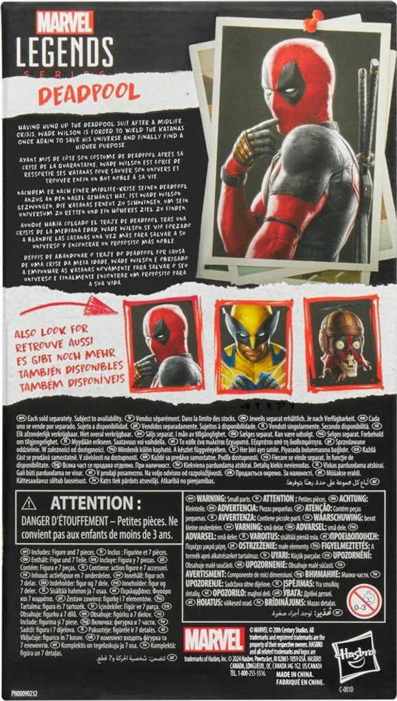 Figurine articulée Deadpool Marvel Legends série Dpw avec accessoires - 11