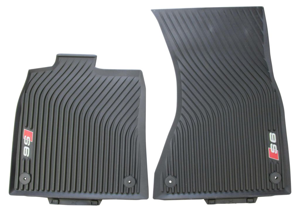 Original S6 Premium Gummi-Fußmatten Matten SET für Audi A6 und S6 4G C7 + Avant – Produktansicht