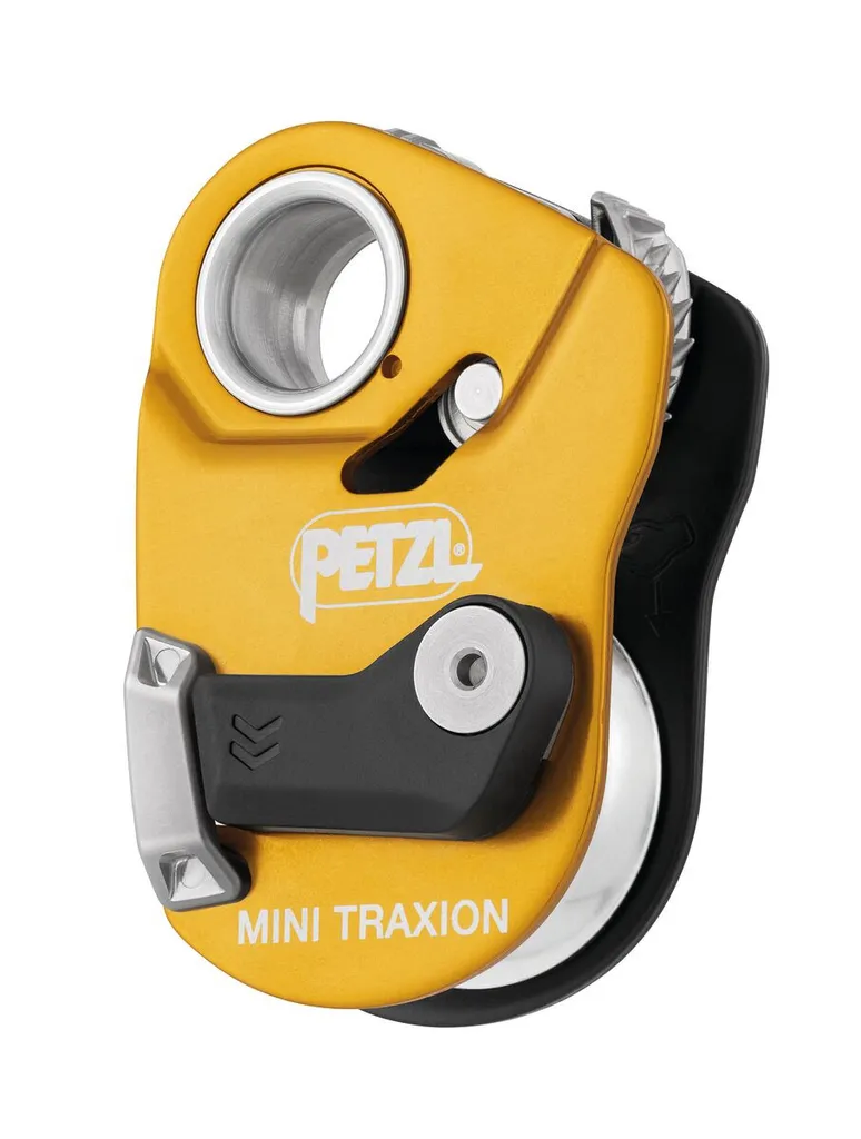 Poulie de renvoi MINI TRAXION Petzl - Bloqueur Progrès haute efficacité