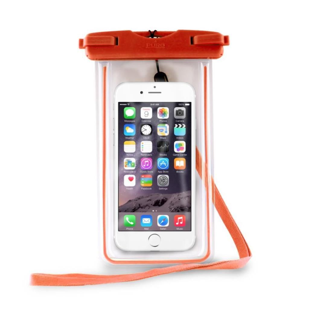 Waterproof Case IPX8 up to 5,1" Orange