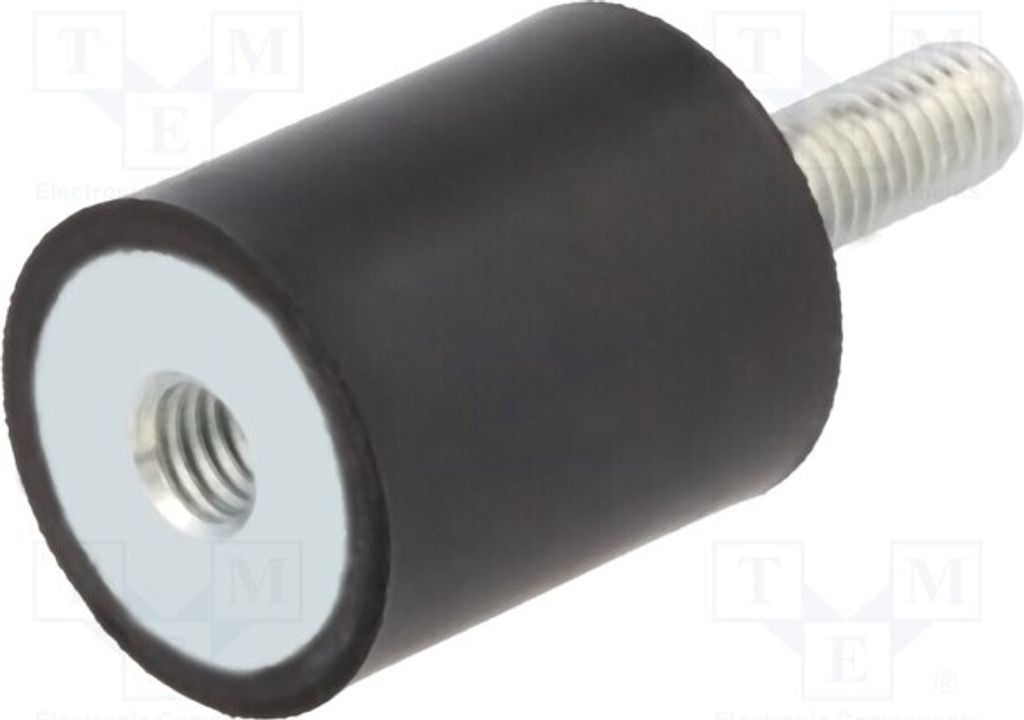 1x Vibrationsdämpfer M10 L: 30mm Gummi Ø: 50mm L. Gewinde: 28mm DVA.2-50-30-M10-2