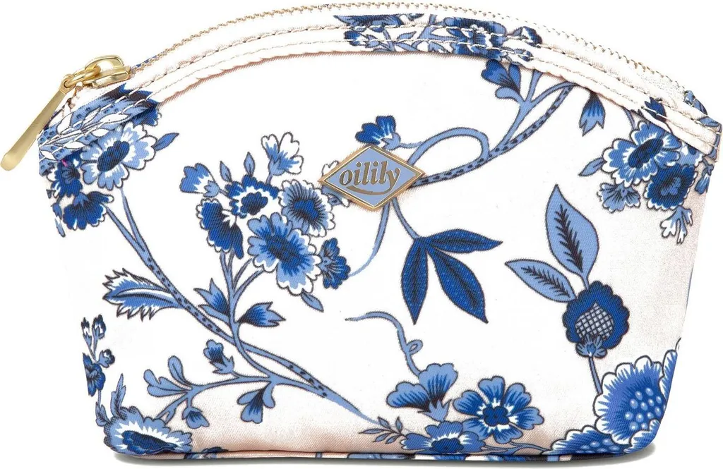 Regalo Donna: Borsa Trucchi Oilily Clara Sits Icon Blue Beige