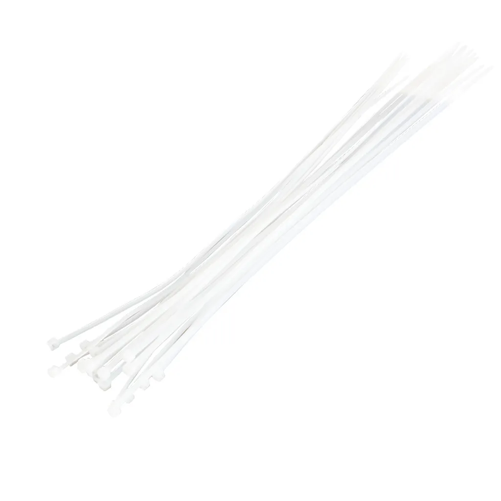 Serre-câble LogiLink en nylon blanc 500mm pour installation propre