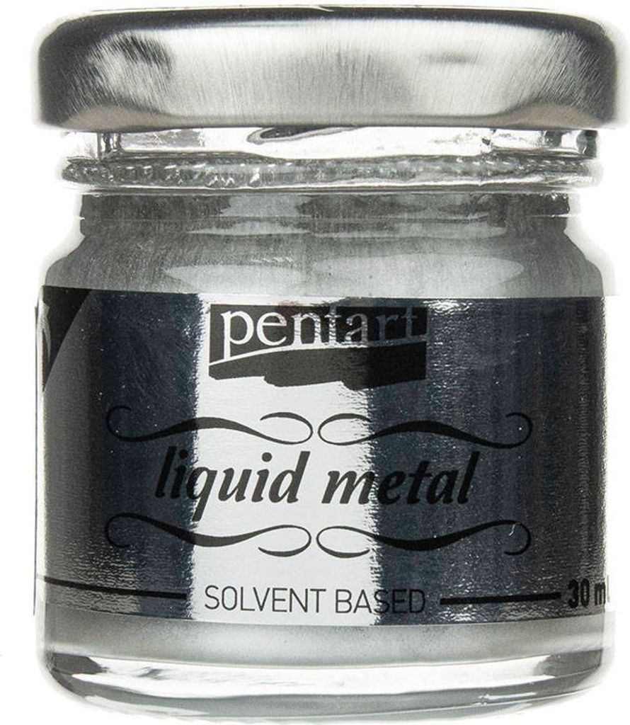 PENTART - Liquid metal - Flüssigmetall - Silber