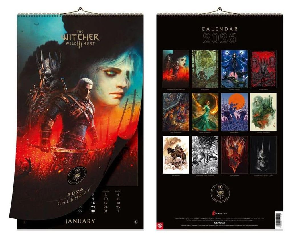 Glo The Witcher 3 : Wild Hunt Calendrier 10E Anniversaire Image du produit 