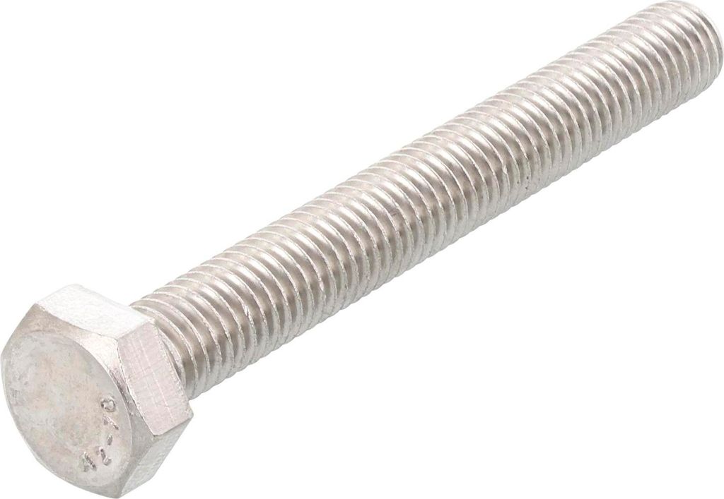 Sechskantschrauben M6x120 ohne Schaft ISO4017 - Edelstahl A2-70, - 50 Stück