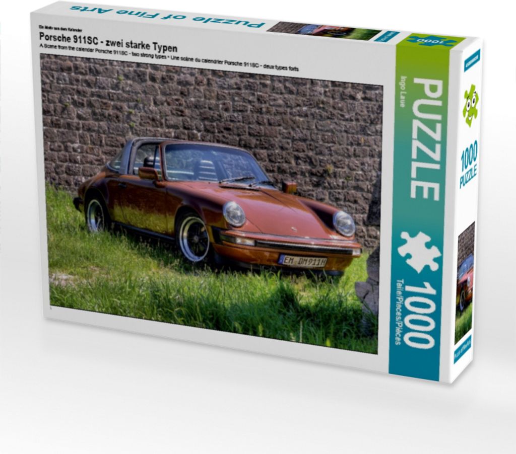 Calvendo Ein Motiv aus dem Kalender Porsche 911SC - zwei starke Typen 1000 Teile Puzzle quer 640x480mm, Laue Ingo; 7275934