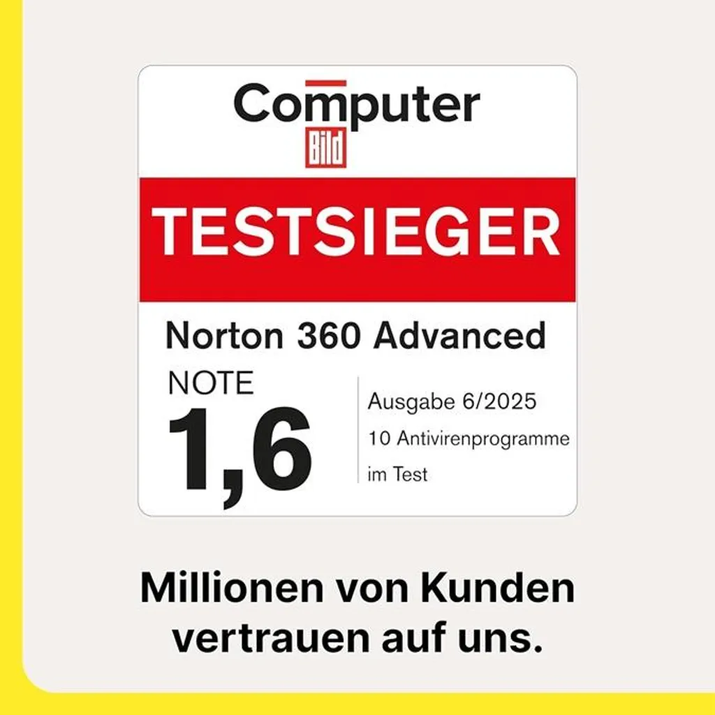 Norton 360 Advanced : Stop aux Virus et Piratage sur 10 Appareils - 7