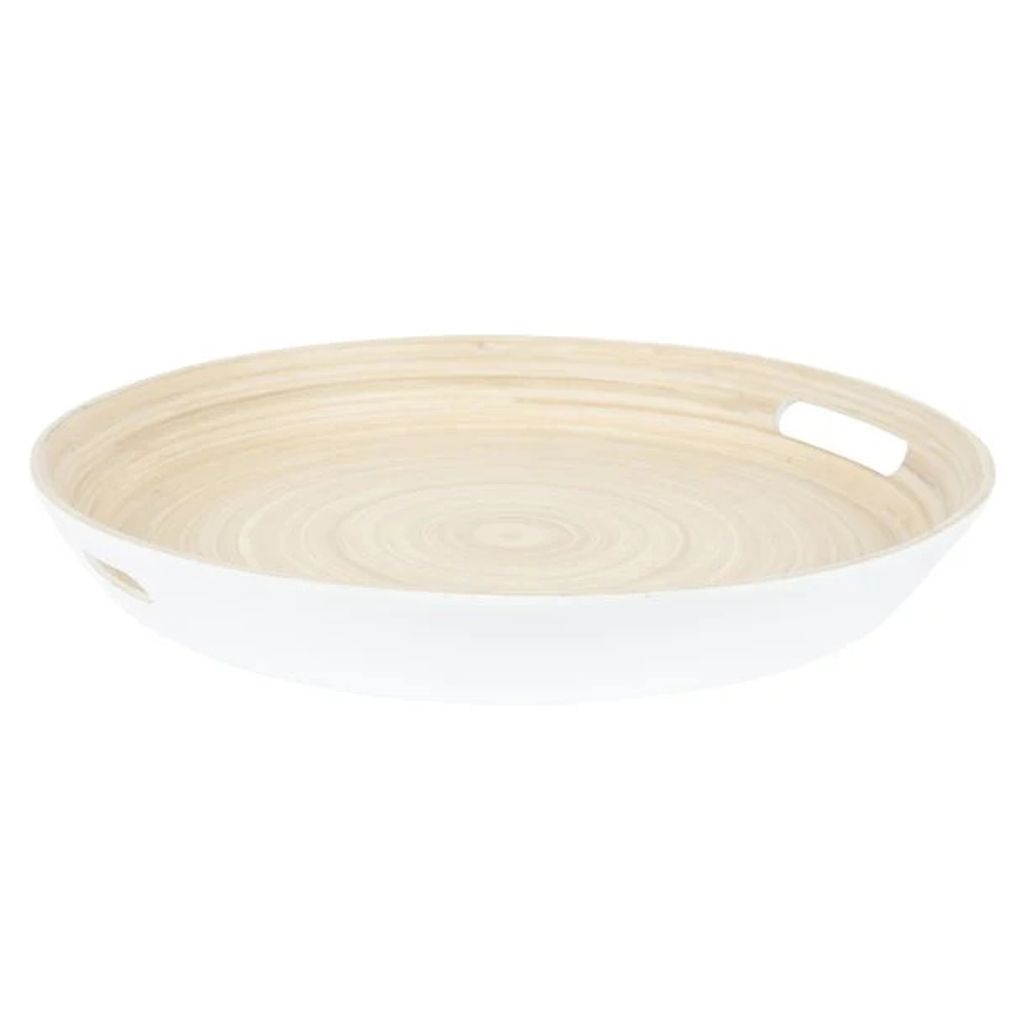 Serviertablett aus Bambus Ø42 cm Produktbild 