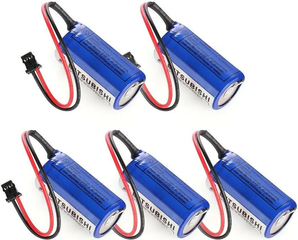Batterie de Rechange Q6BAT Mitsubishi CR17335SE-R 3V pour PLC et CNC