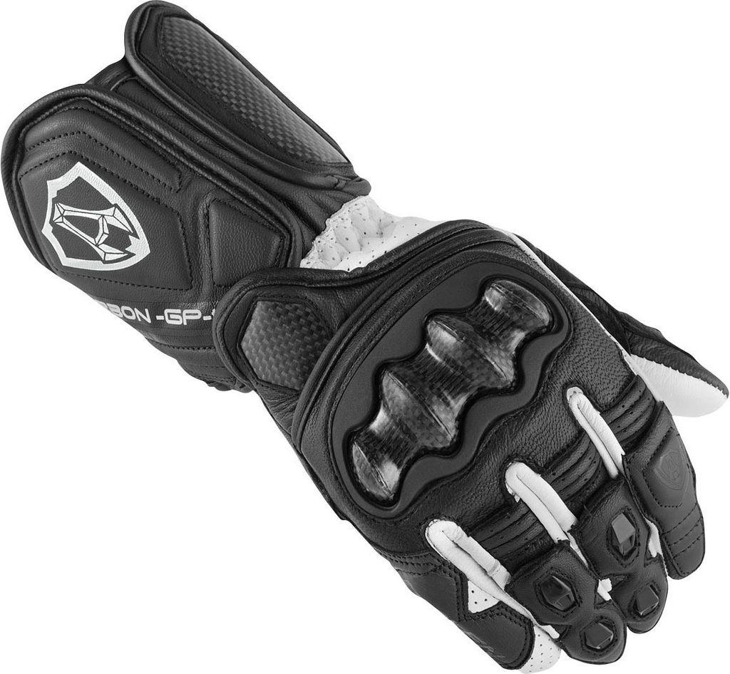 Arlen Ness RG-X Motorradhandschuhe, schwarz/weiß, XS