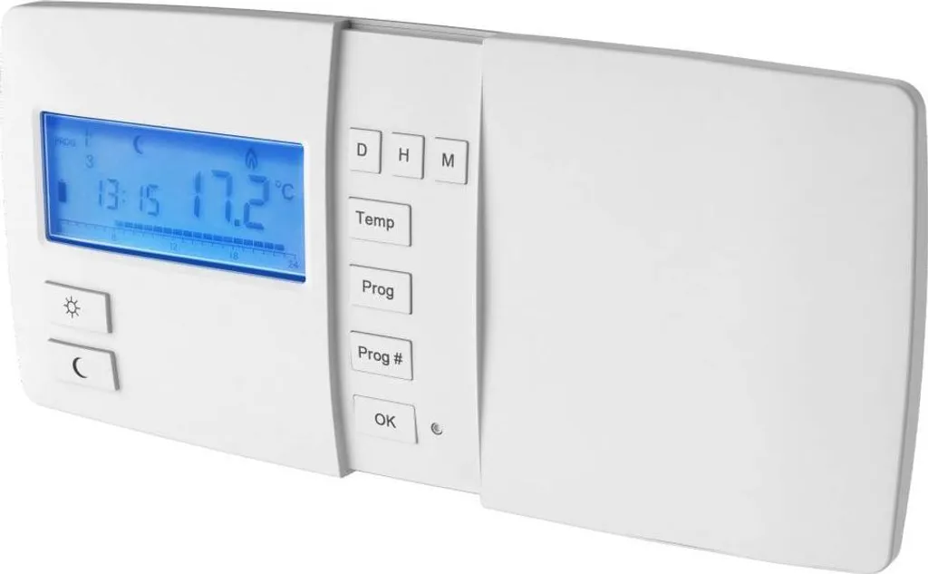 Thermostat numérique programmable 6 modes pour économies d'énergie mural