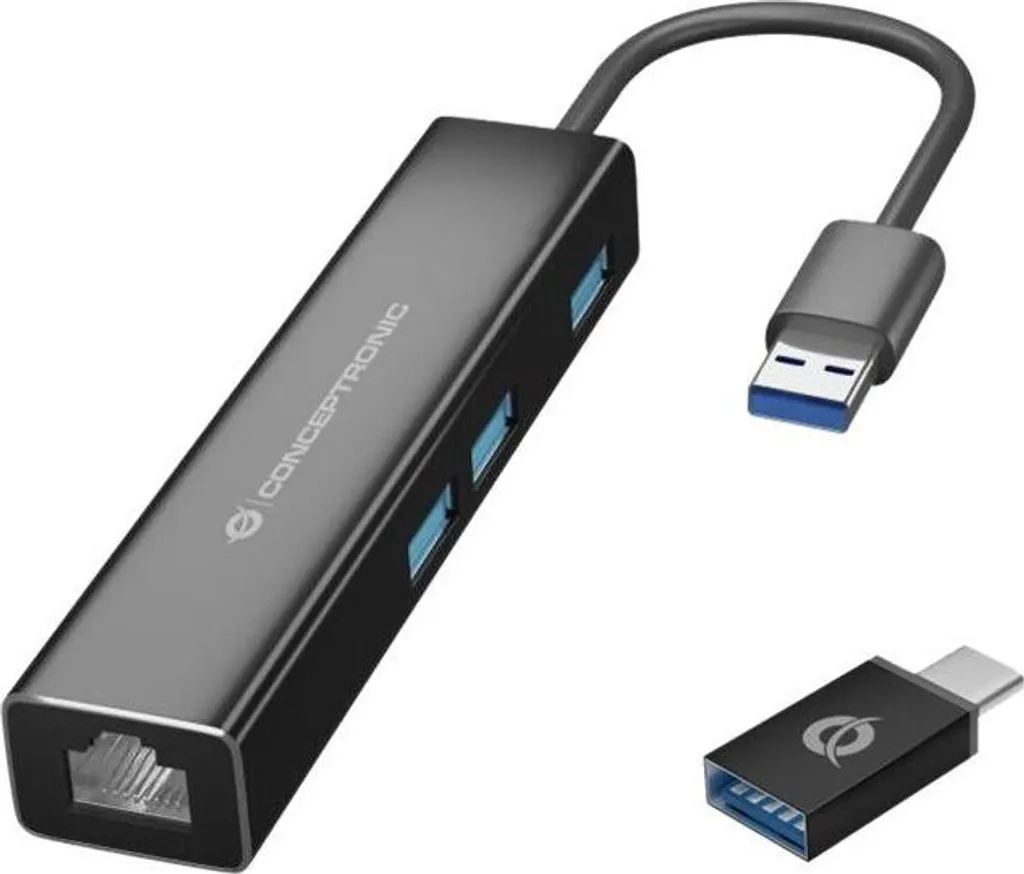Solution pour Manque de Ports : Adaptateur USB vers Ethernet et USB-A