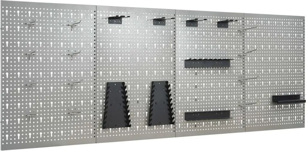 Organizer Parete Attrezzi Acciaio 160x58 cm | Il Regalo Ideale per Creativi