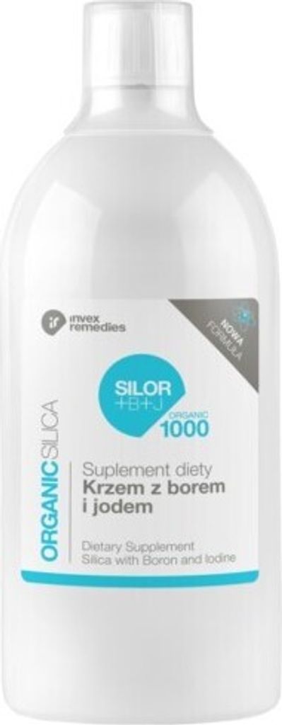 A white bottle of Invex Remedies Silor + B + J.