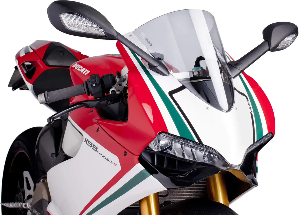 Bulle PUIG Ducati R-Racer contre les Turbulences et le Vent ABE