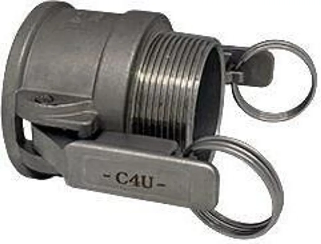 Raccord Inox 1.4408 Kamlok Safe-Lock Type B 3/4" - Résistant à la corrosion