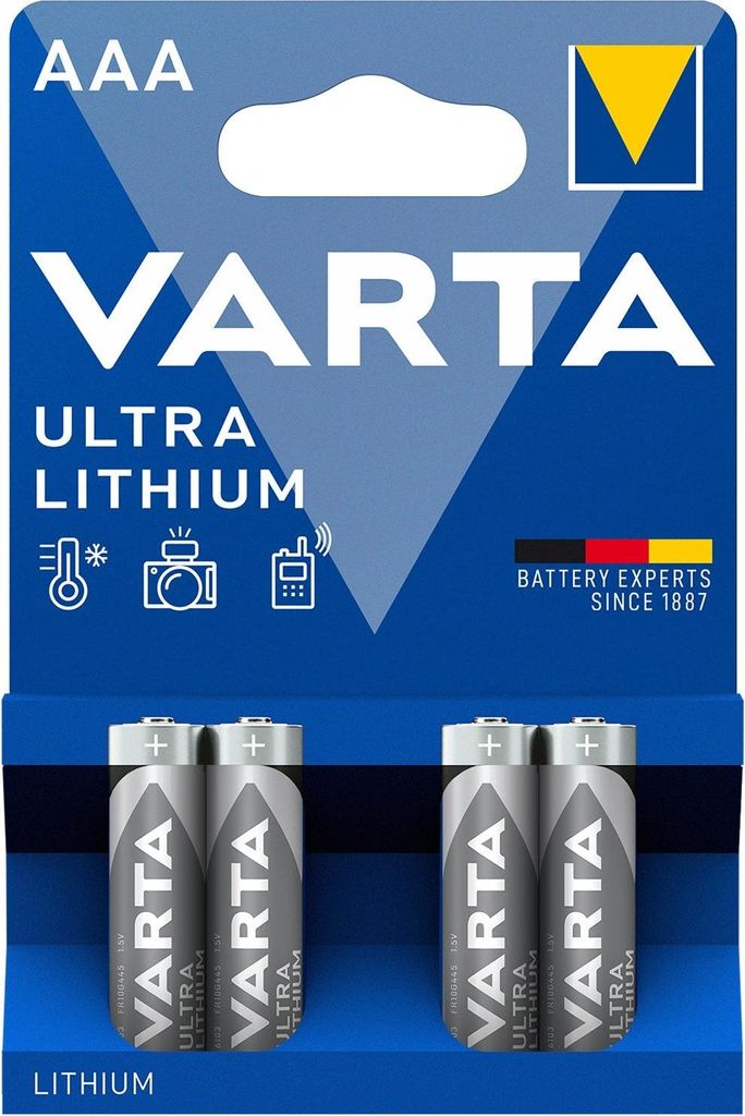 Ultra Lithium AAA / LR03 Batterie 4er-Pack