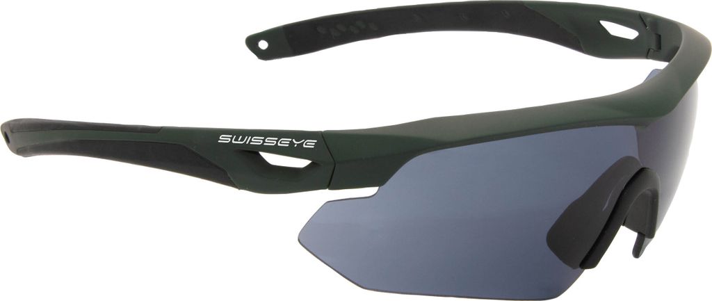 Swisseye Schutzbrille Nighthawk rubber green Produktbild 