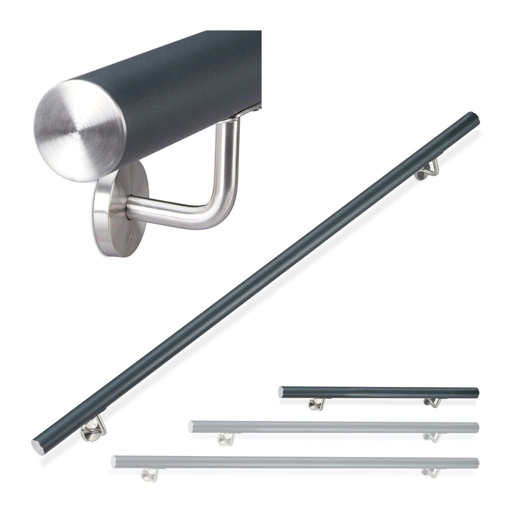 Zábradlie na schodisko hliníkové antracit RD26021, 100cm Obrázok produktu 
