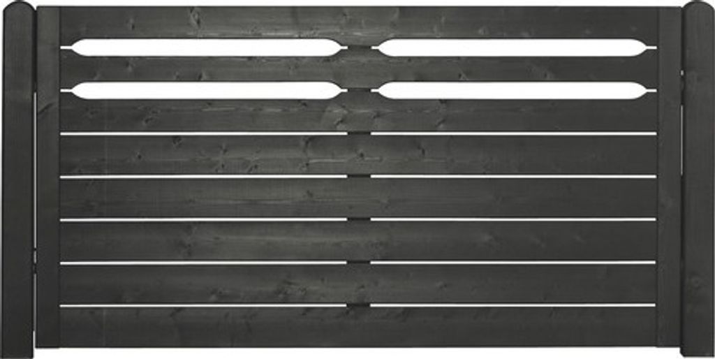 Vorgartenzaun Konsta Ground 180 x 95 cm anthrazit