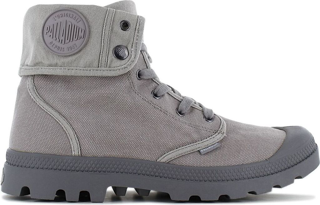 PALLADIUM Baggy - Herren Stiefel Boots Canvas Grau 02353-066-M , Größe: EU 47 UK 12