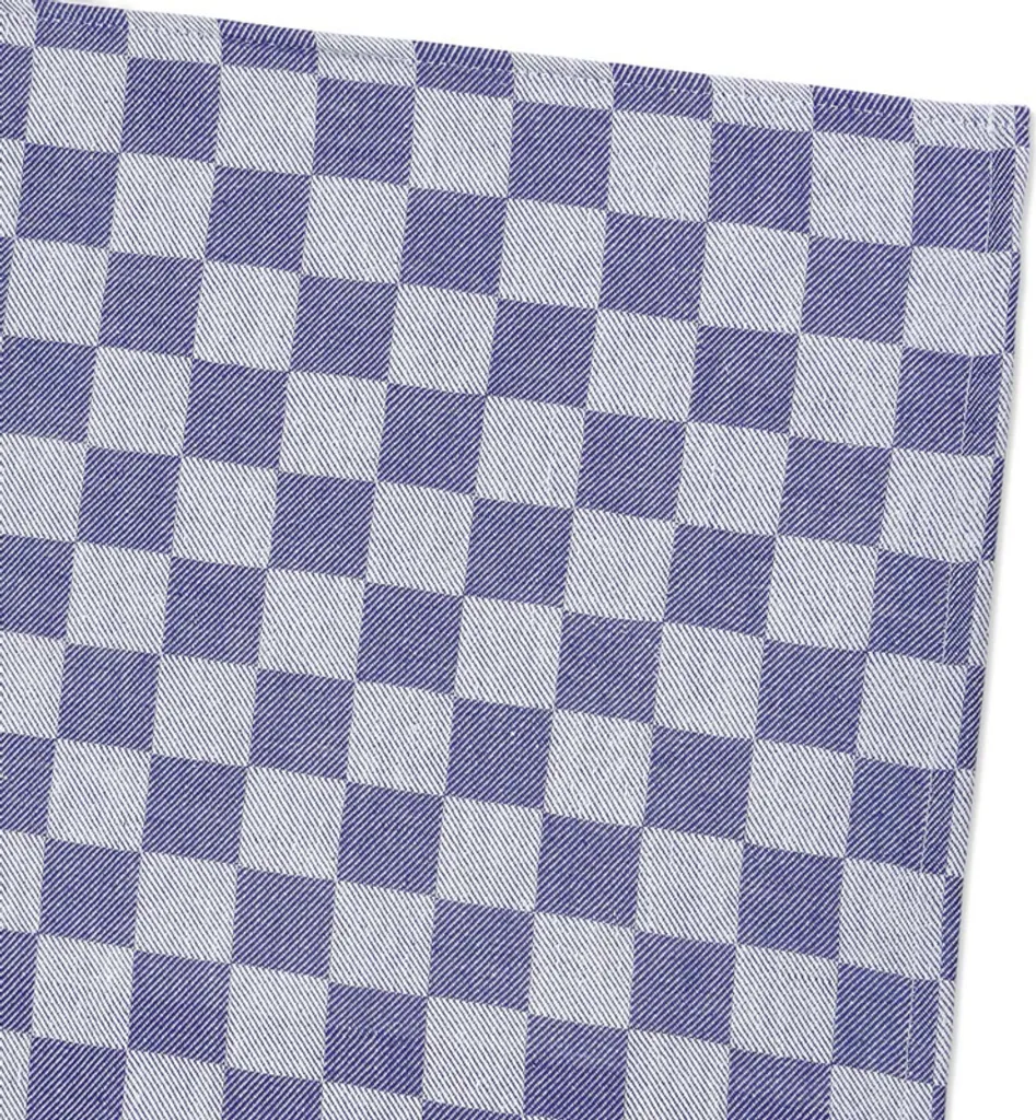 Chemin de table rectangulaire en coton pour décoration de table chic