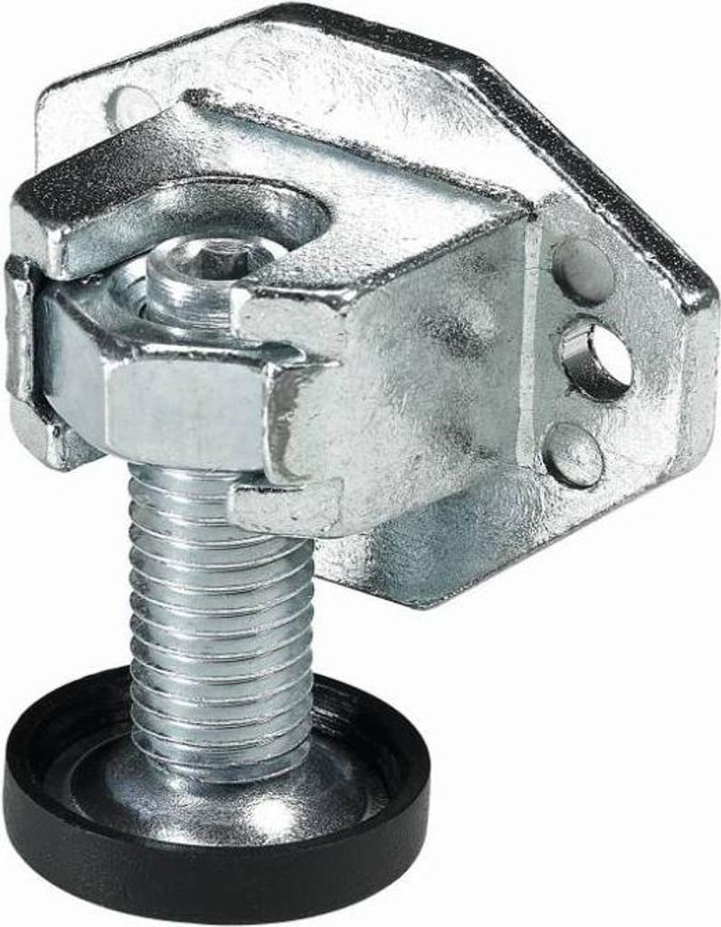 Hettich Verstellfuß für Sockelmontage verzinkt M10 x 38 mm