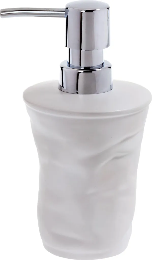 Spirella Crack Dispenser Sapone Porcellana 300ml Bianco 3D Design