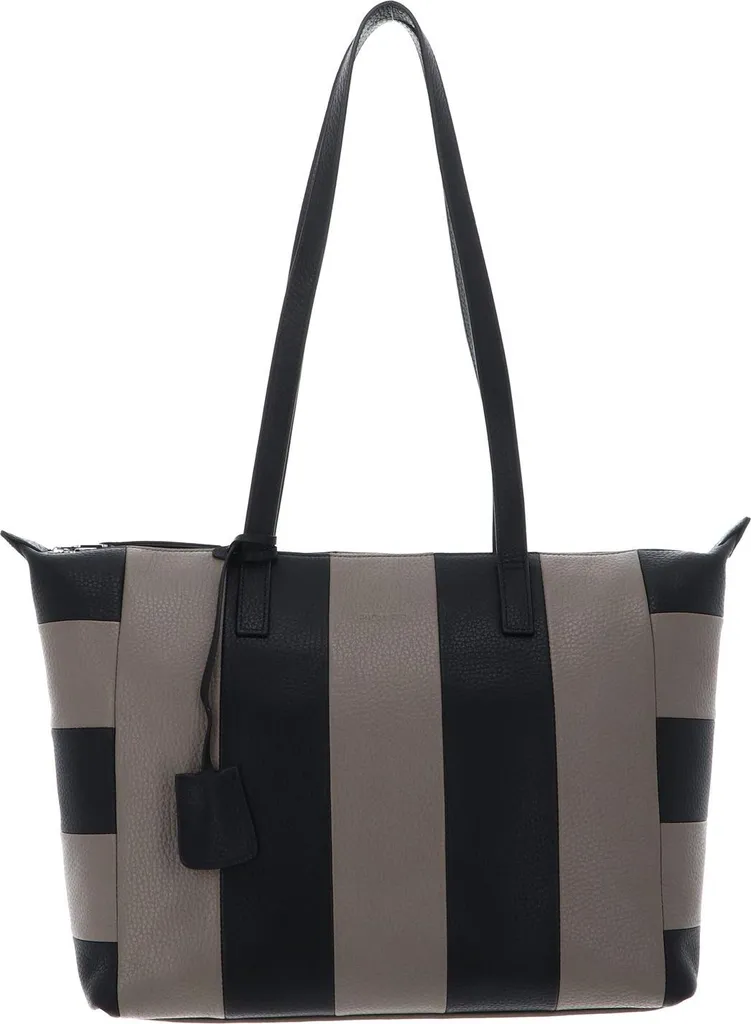Sac de Bureau Linia Shopper pour Femme Active Format A4 Noir et Taupe