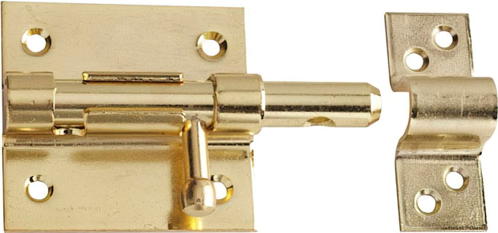 Riegel Wolfpack 455 / 120 mm. Lackiertes Messing