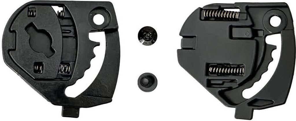 Schwarzes Visier-Montageset CGM 330 RIOT Helm