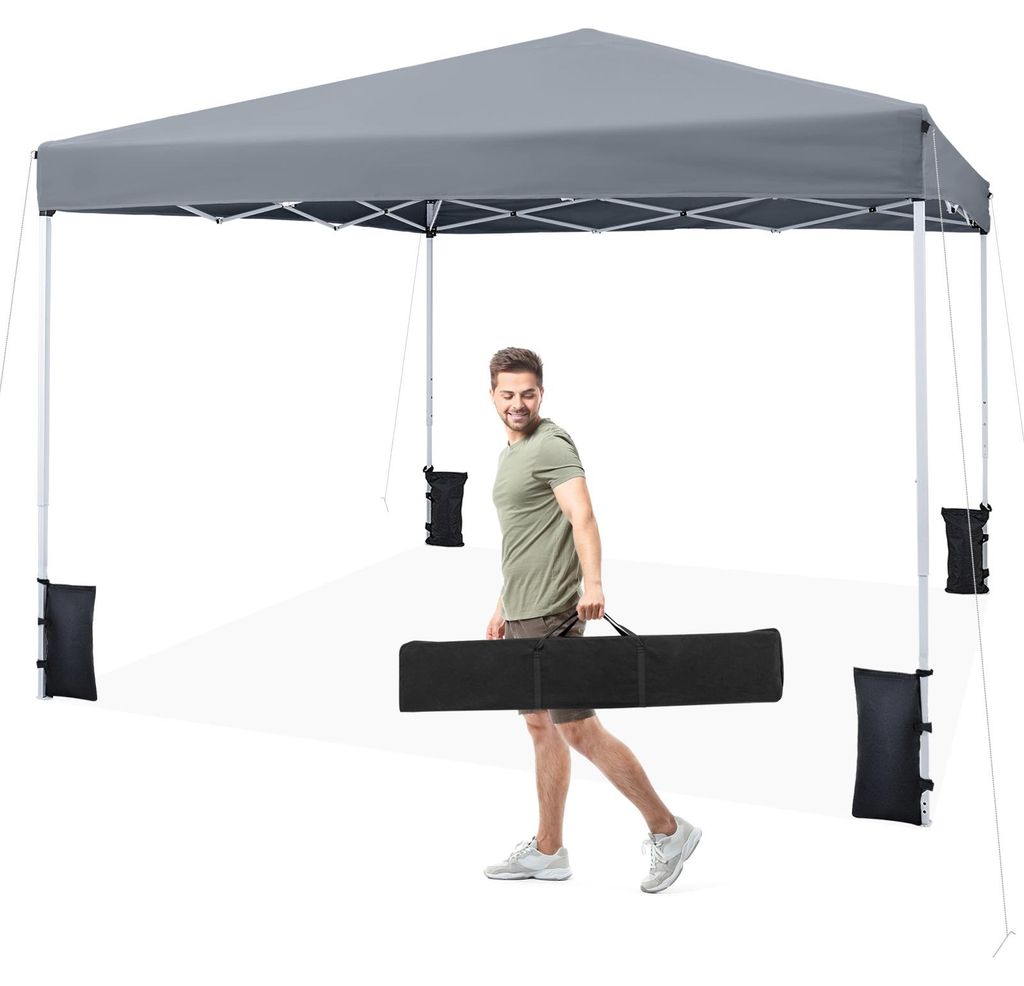 COSTWAY Pavillon 3x3m, Pop-Up Faltpavillon Produktbild 