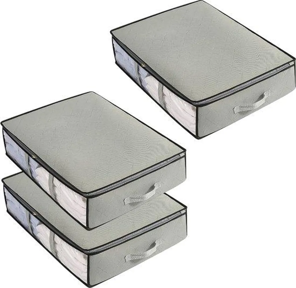 Organiseur de rangement pour vêtements sous le lit pliable de 40 litres