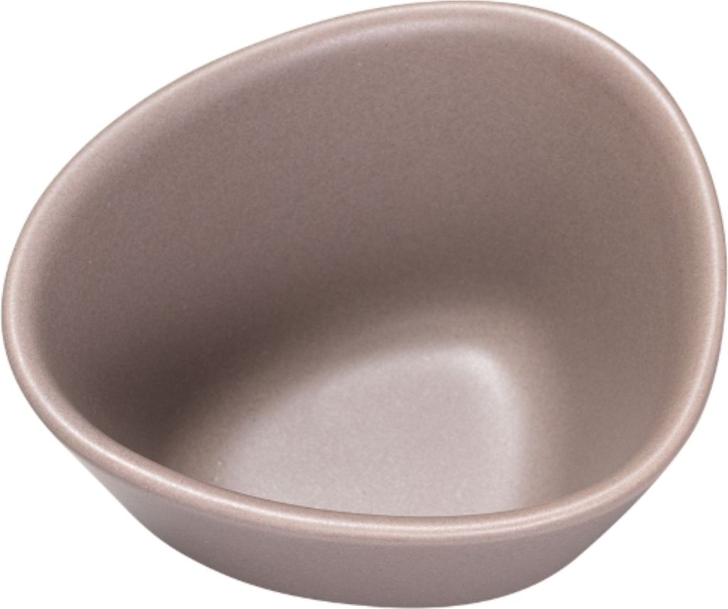 LIND DNA Curve Stoneware Bowl S warm grey