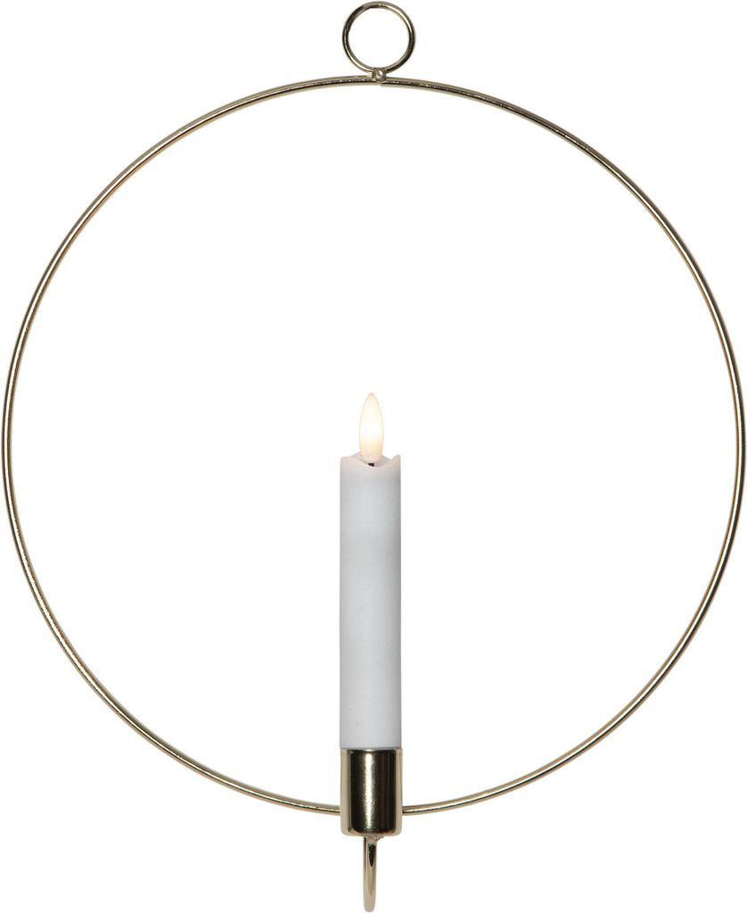 BEST SEASON LED Echtwachskerze Flamme im Ring z.Stehen Produktbild 