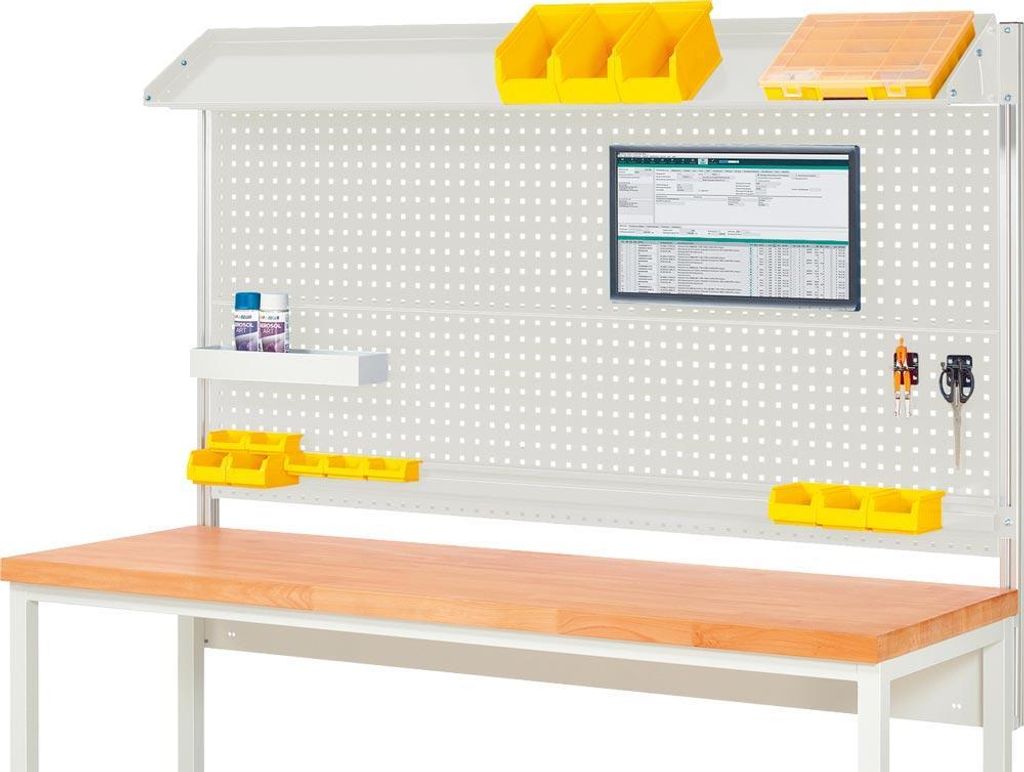 Rau System-Aufbau Komplettset 02, für Produktbreite 2000 mm, RAL7035/RAL7035