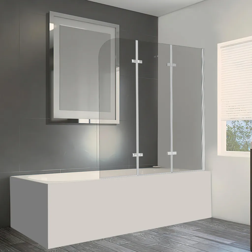 Box Doccia per Vasca 120x140 TolleTour Vetro 6mm Easy Clean - 1