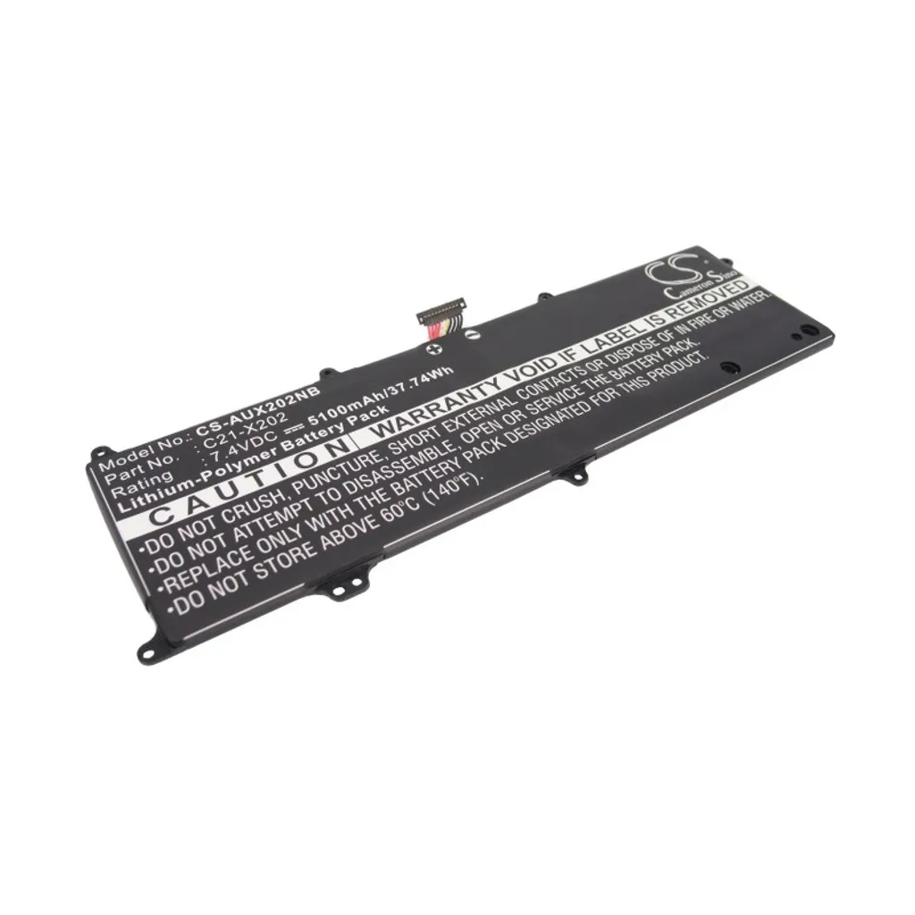 Batteria Asus C21-X202 per VivoBook S200E X202E X201E 5100mAh Li-pol